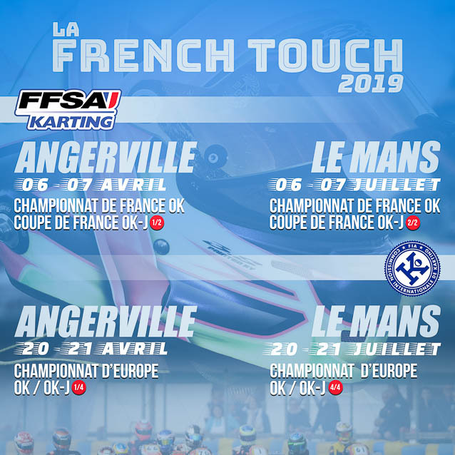 Two FFSA events to prepare for the 2019 FIA Karting European Championships in France