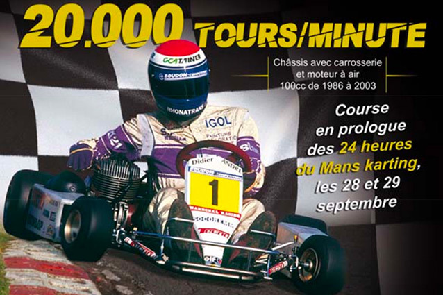 Le Karting 100cm3 est de retour pour les 20.000 tr/mn au Mans !