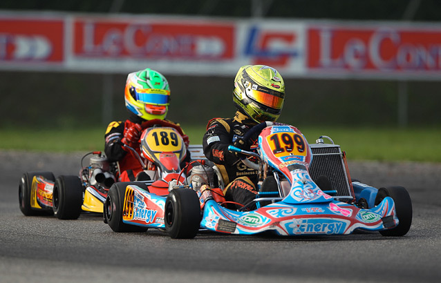 Boccolacci trop rapide en KZ2 pour les Italiens