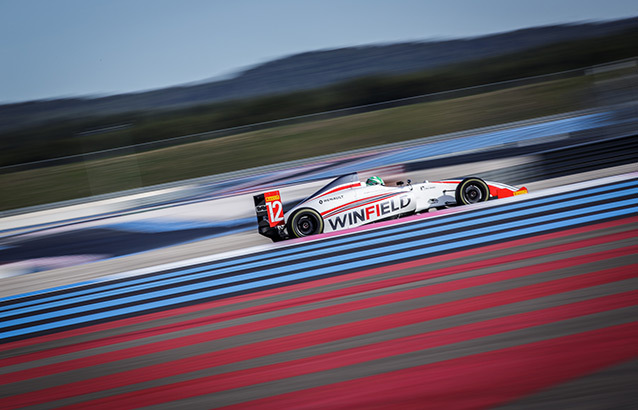 Caio Collet et Stuart White sous les couleurs Winfield en Championnat de France F4