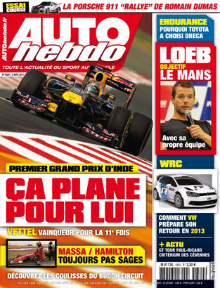 Auto hebdo 2 novembre 2011