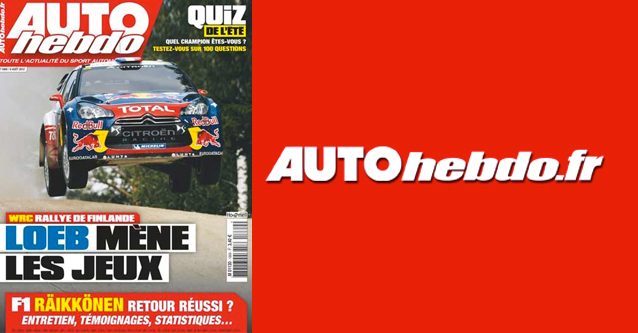 Auto hebdo 8 août 2012