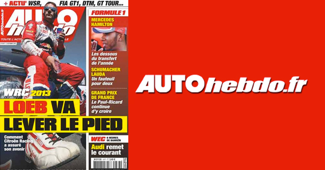 Auto hebdo 3 octobre 2012