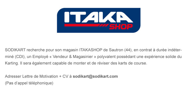 Sodikart recrute