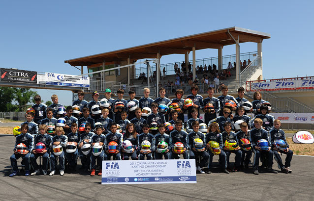 Academy Trophy: a Russian-French First Row for Race 1