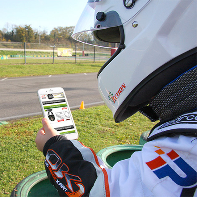 Le webstore Action Karting passe en Reponsive