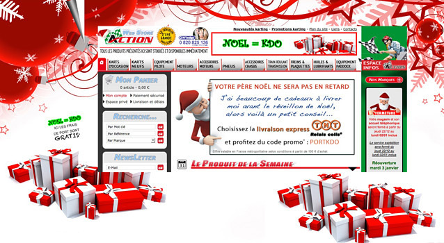 Avalanches de cadeaux chez Action Karting