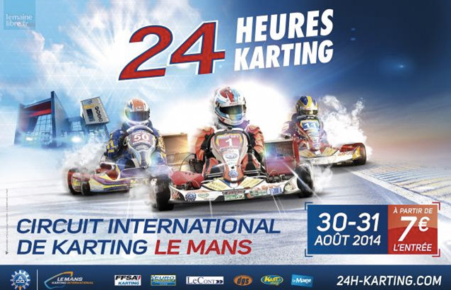 Gagnez deux places pour la course partenaires des 24 H du Mans Karting avec “Le Maine Libre”