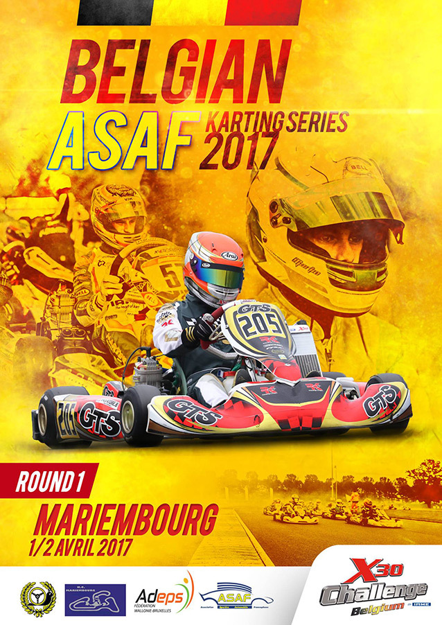 Les Belgian ASAF Karting Series 2017 démarrent ce week-end à Mariembourg