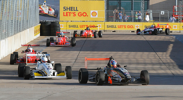 Alex Baron remporte l’épreuve finale USF2000 à Houston