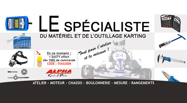 Une gamme élargie d’outils désormais en ligne chez Alpha Karts & Parts