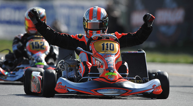 Abbasse Wins in KZ1 in Lonato