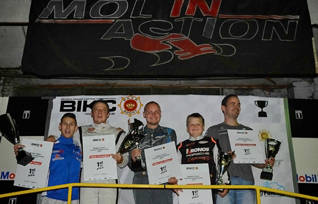 BIKC : Breckpot, Cools, Vanschoonwinkel, Haarbosch et Morlet premiers Champions de Belgique de Karting Indoor !