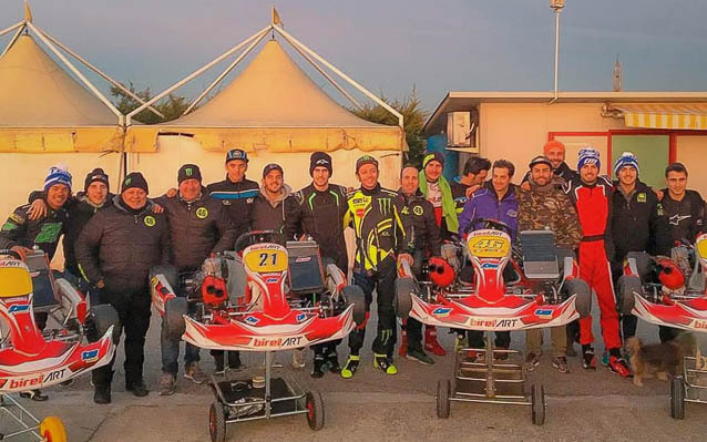 #46 Valentino Rossi en entrainement avec Birel ART