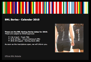 BNL: calendrier 2010