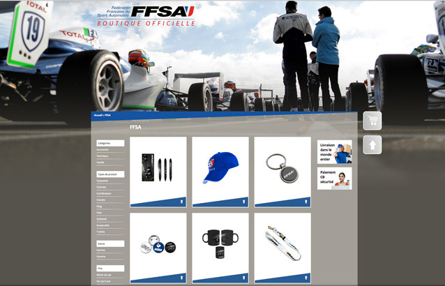 La boutique officielle de la FFSA est ouverte en ligne