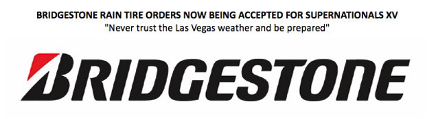 Réservez maintenant les Bridgestone pluie pour Las Vegas