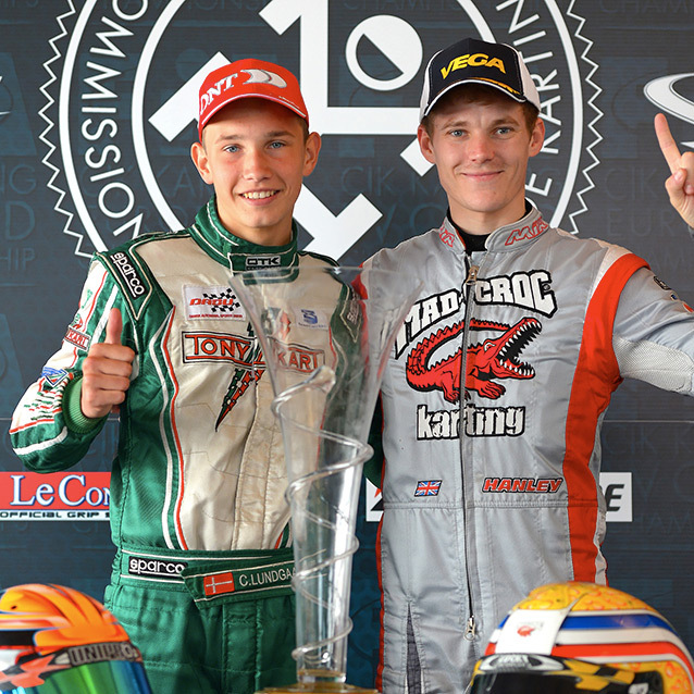 The experienced Hanley and the young Lundgaard take the titles in Sweden