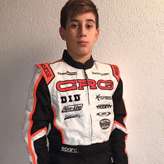 Enzo Trulli with CRG in 2018 for his debuts in international races