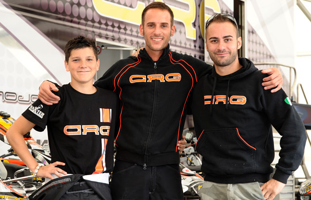 Gonzalès avec le CRG Racing Team