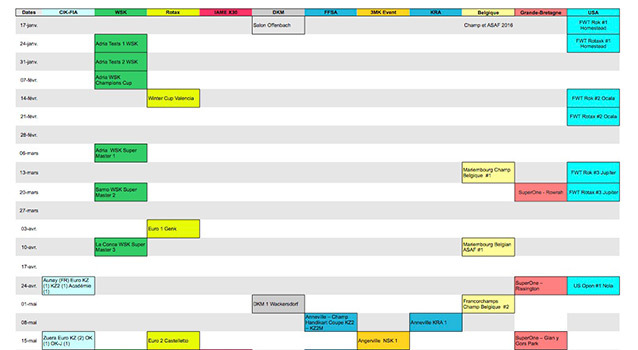 Calendriers 2016 – version 1