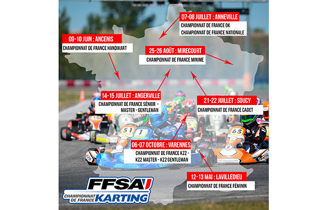 Inscriptions ouvertes pour la saison FFSA Karting 2018