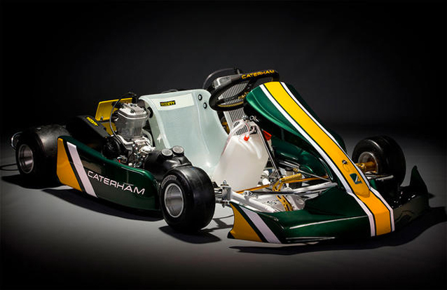 Caterham Kart dans le timing