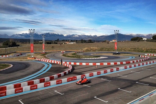 Journée karting CEPSA à Madrid avec Ricciardo et Sainz