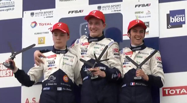 F4 Pau Course 2 : Bulatov s’impose devant Laaksonen et Moineault