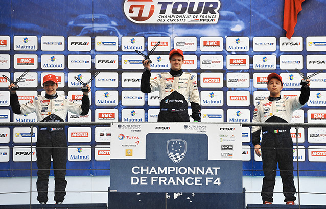 F4 Le Mans: Korneev s’impose en course 1 sous la pluie du Mans