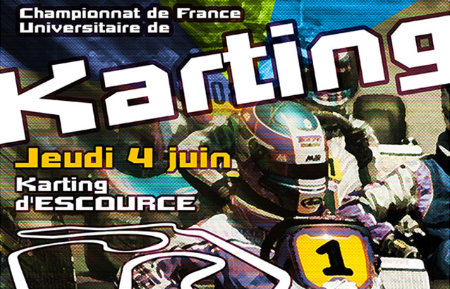 Championnat de France Universitaire de Karting 2015 à Escource