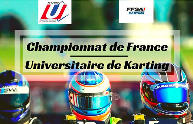 Ancenis accueille le Championnat de France Universitaire Karting 2018