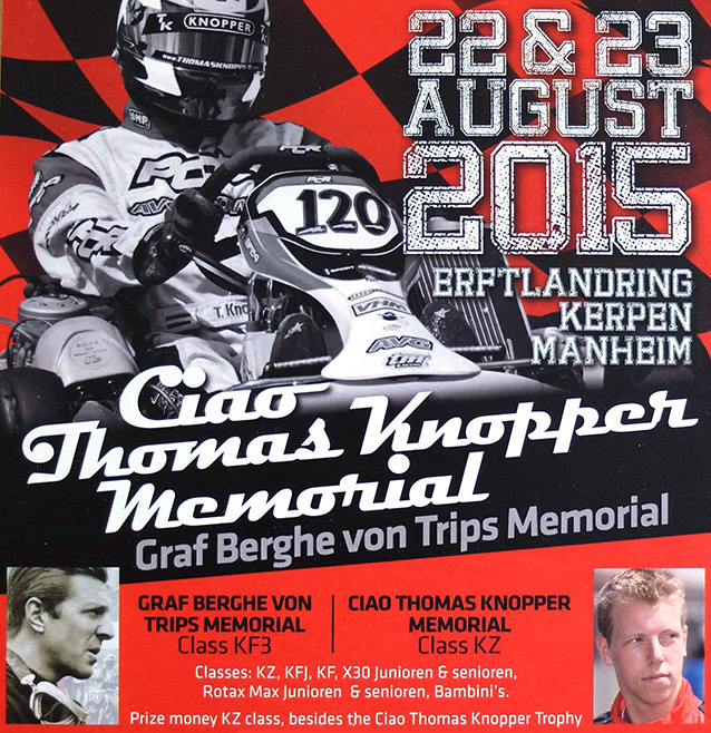 5e Edition Ciao Thomas Knopper Memorial: fête de la vie et du karting !