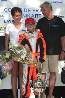 Mathieu Romeo remporte la Coupe de France Minikart