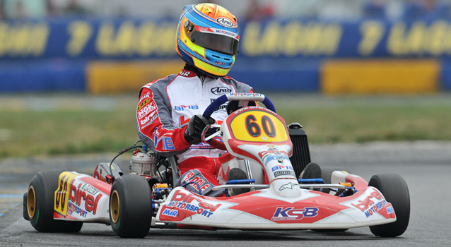 Birel/BMB on the front row in KF2