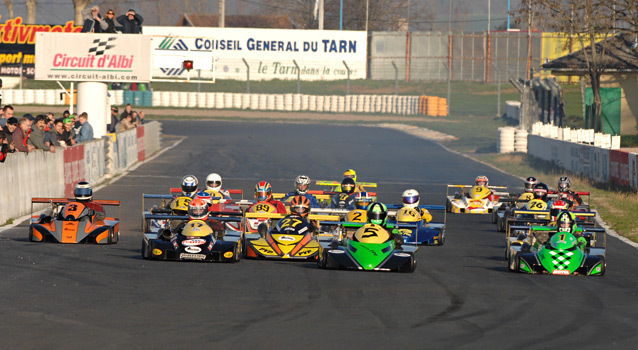 Grand départ de la saison de Superkart à Albi