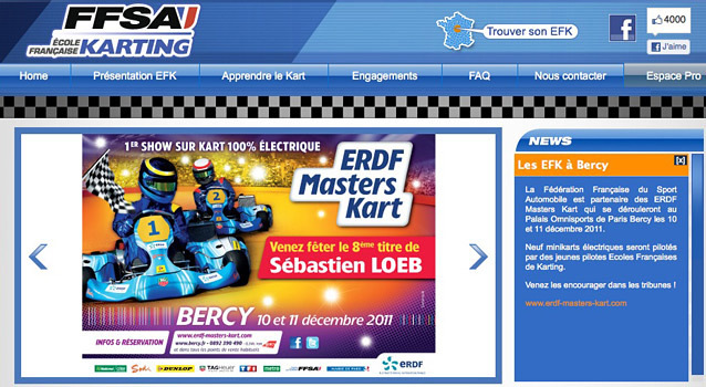 Démonstration Minikart à Bercy