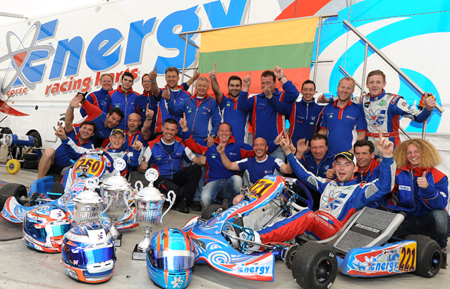 Energy: 5 titres de Champion d’Europe KZ2 en 9 ans !