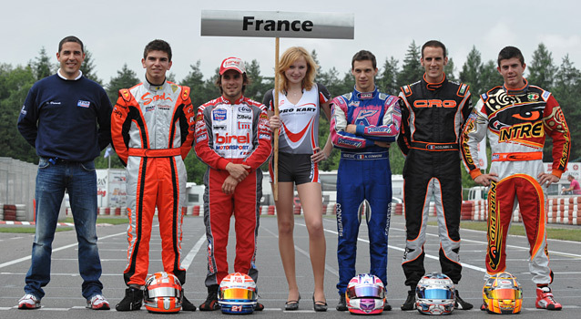 L’Equipe de France FFSA Karting en Allemagne