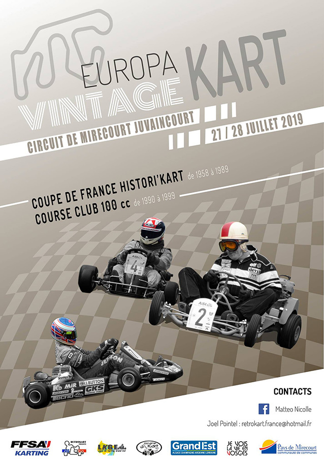 Rendez-vous européen des Karts Historiques à Mirecourt en juillet prochain