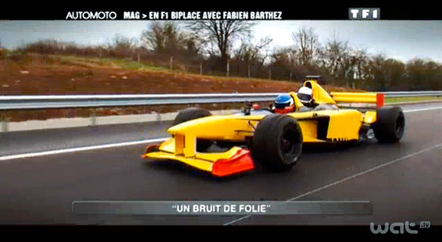 Vídeo: Barthez conduz um F1 bilugar