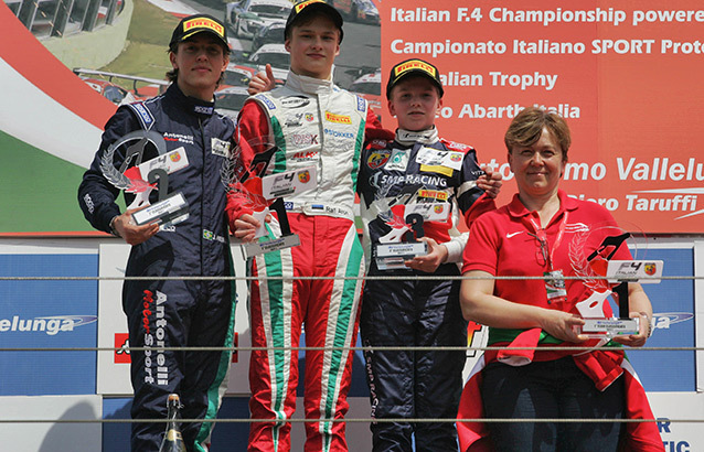 F4 Italia Vallelunga 2015 – Course 1: Ralf Aron décroche la 1ère victoire