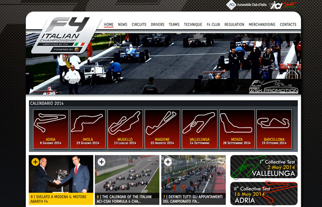 Un site tout neuf pour le Championnat d’Italie de F4