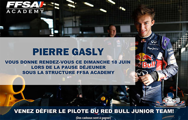 Rendez-vous avec Pierre Gasly, dimanche, à Septfontaine