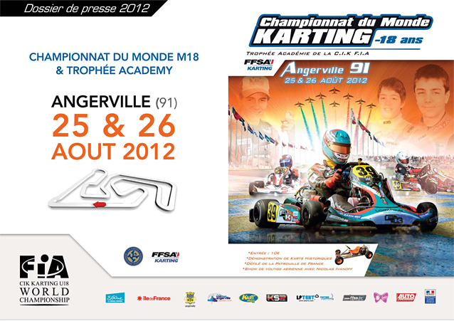 Championnat du Monde M18 & Trophée Academy CIK-FIA – Angerville ( F ) – Dossier de Presse