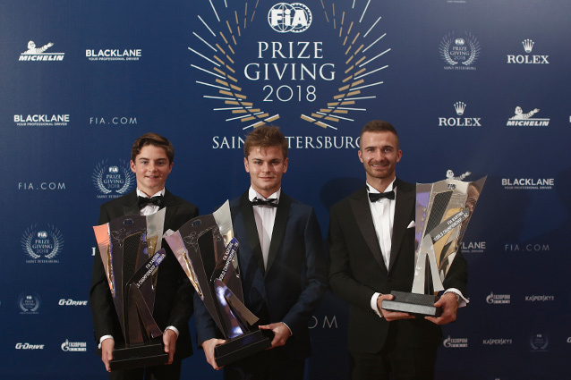 Les Champions FIA Karting 2018 honorés à Saint Petersbourg