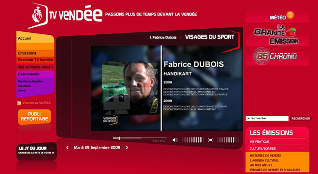 Fabrice Dubois sur TV Vendée