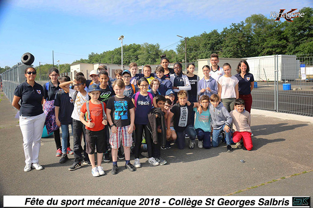 Journée spéciale karting pour les élèves de Salbris