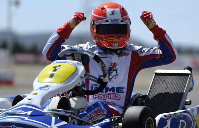 3e titre à la WSK pour De Vries