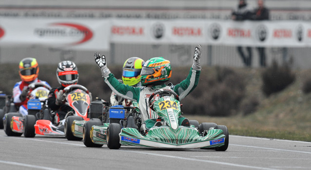 Rotax Euro Genk: Eastwood au finish en Senior